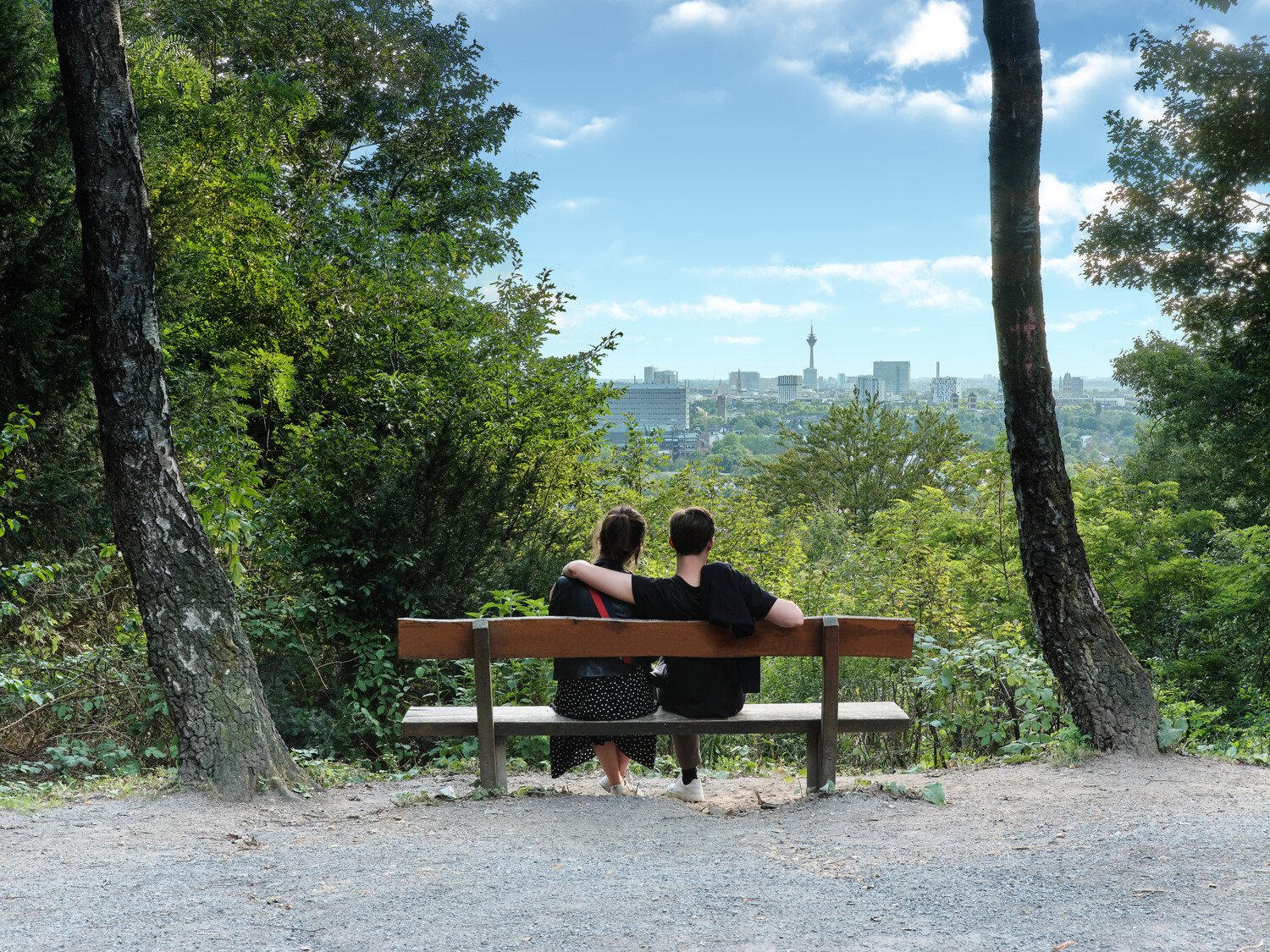 Waldbaden in Düsseldorf