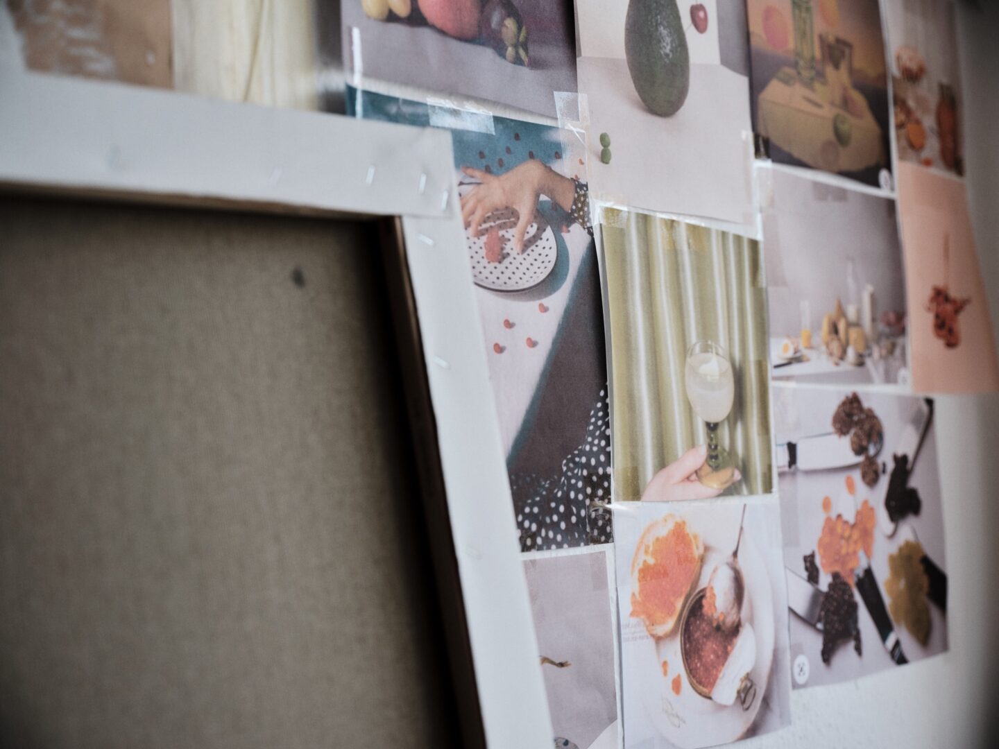 Moodboard mit lifestyligen Fotografien.