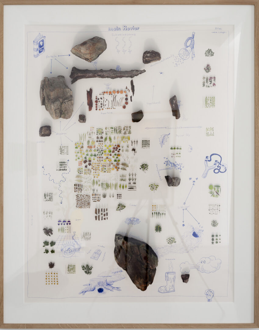 Collage-artiges Werk von Tim Berresheim.