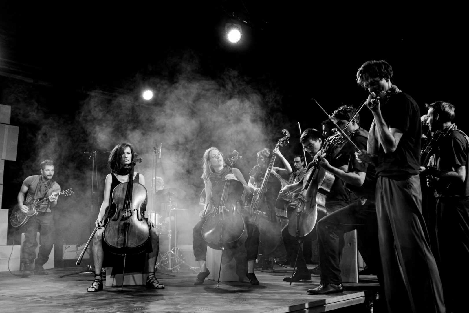 Performance des Stegreif-Ensembles.