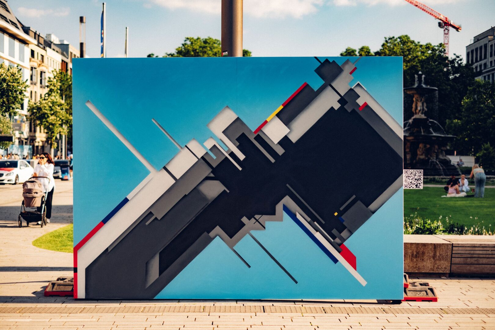 Mehrere Urban Art Arbeiten
