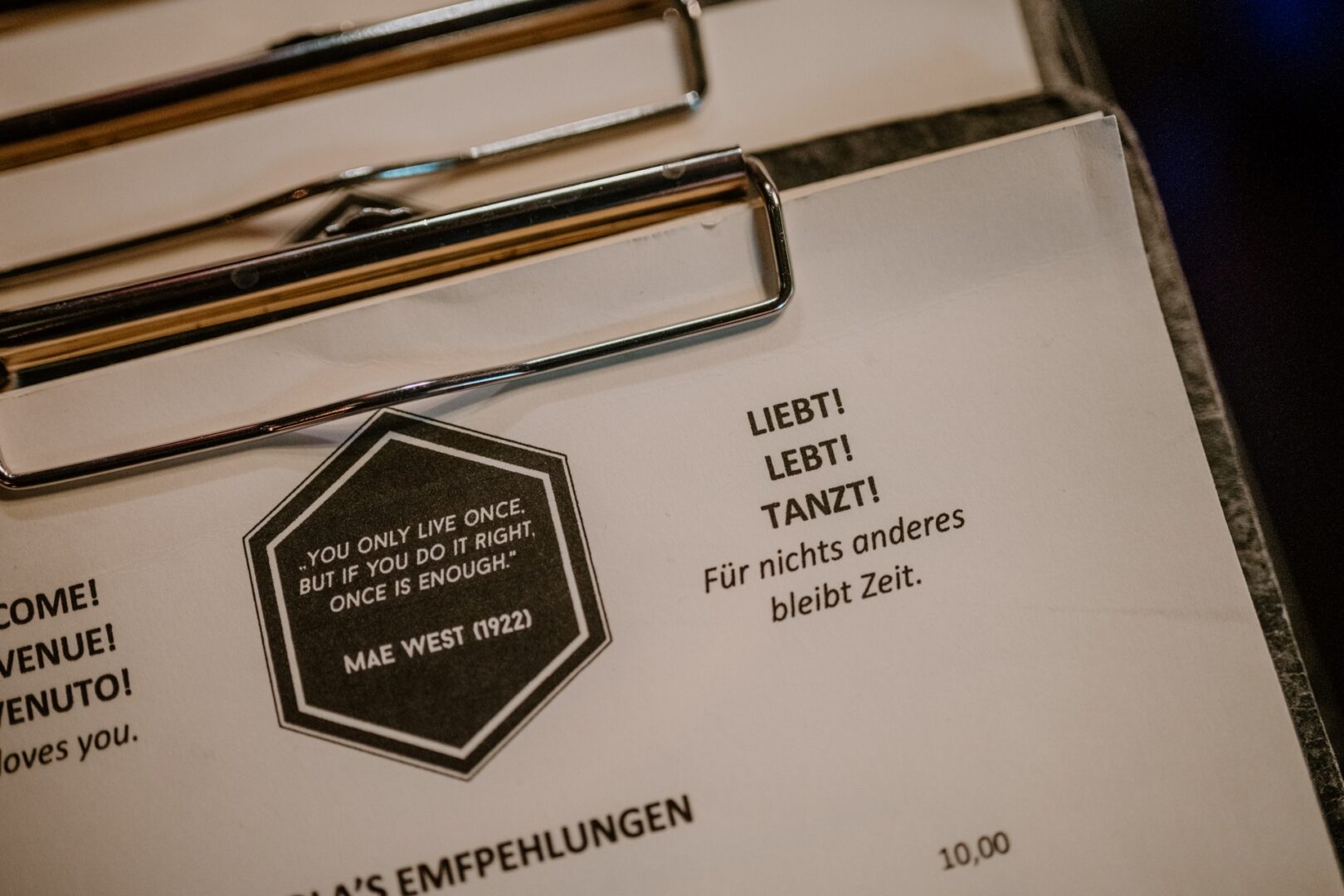 Bar Lola Kartenausschnitt