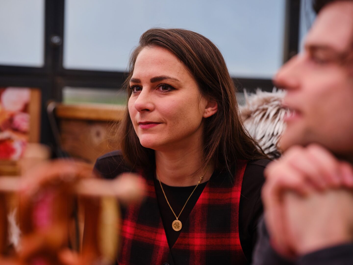 Vivien Paul während des Interview.