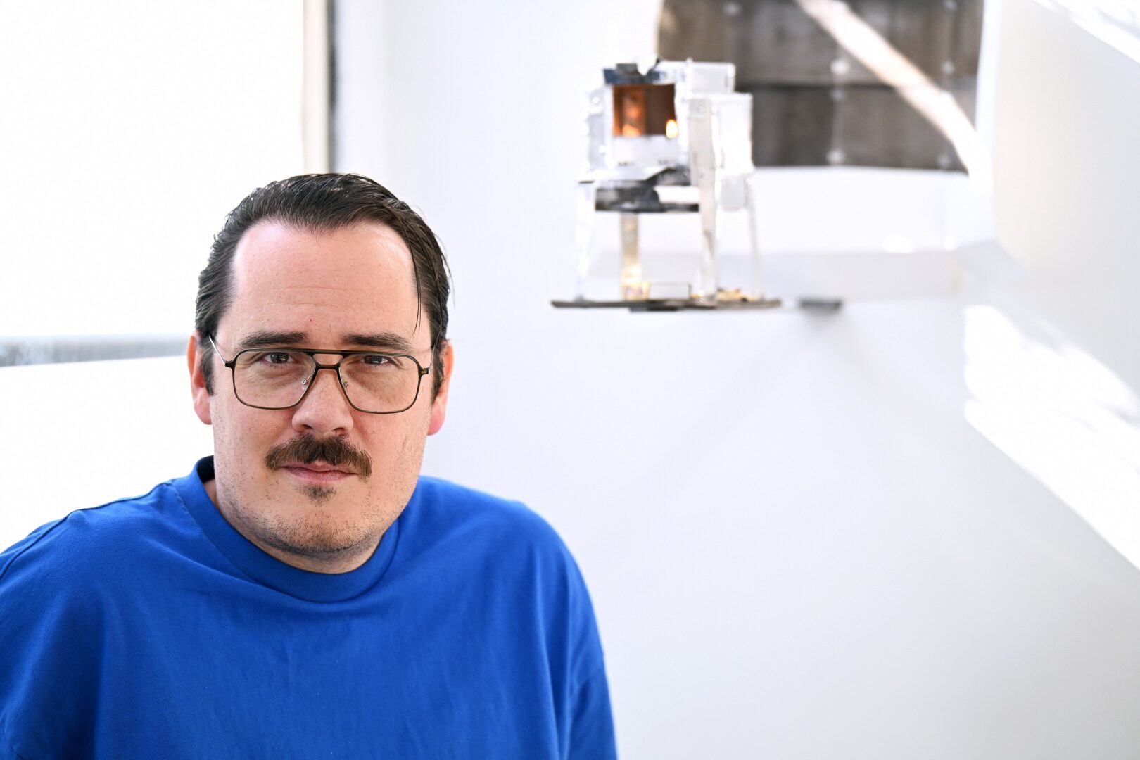 Lucas HIrsch, ein angeschnittenes Portrait. 