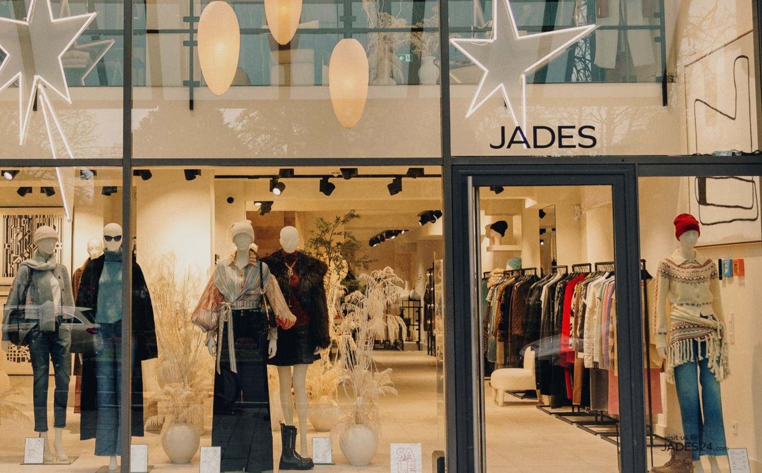 Schaufenster von Jades an der Kö.