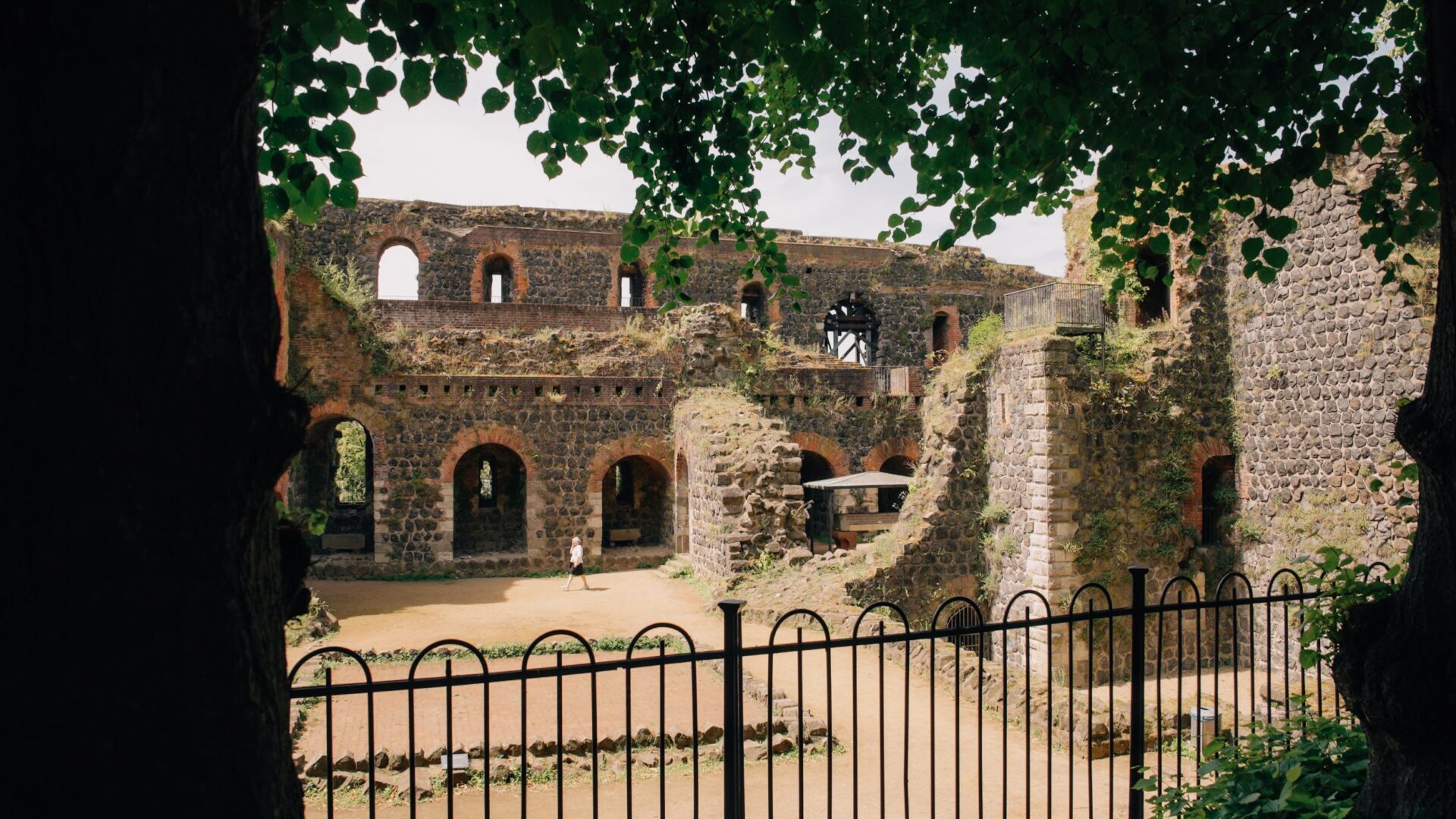 Die Kaiserpfalz in Kaiserswerth.