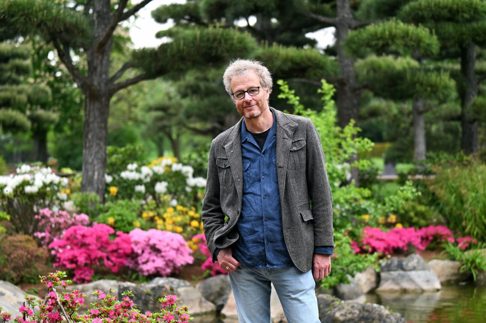 Prof. Christian Tagsold von der Heinrich-Heine-Universität. Er ist Experte für japanische Gärten. 
